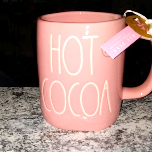 Rae Dunn Christmas Mug pink new - Picture 1 of 4